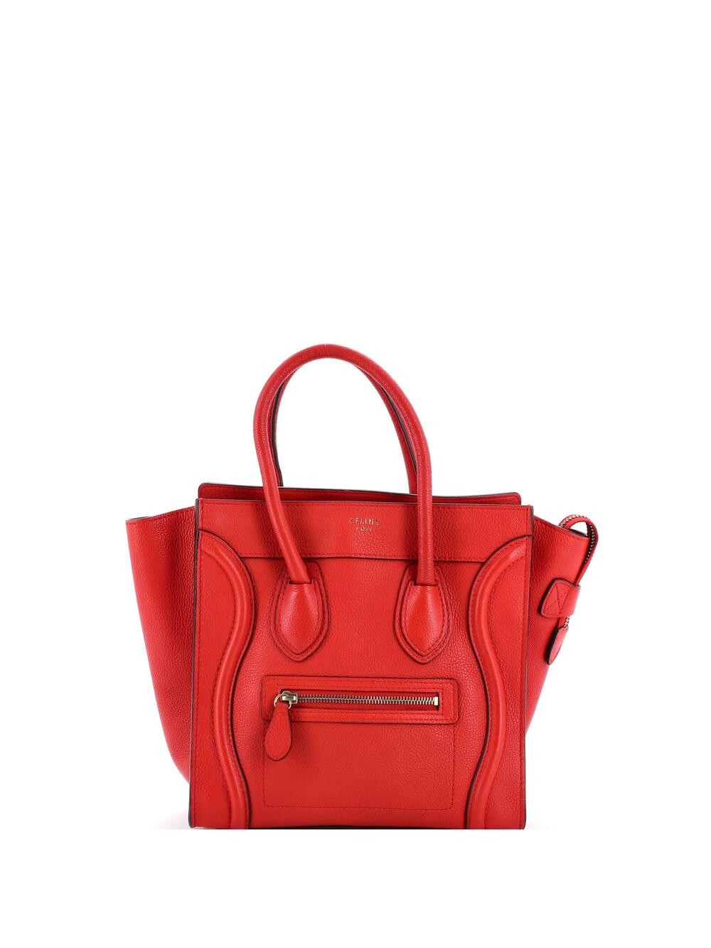 Celine Luggage Bag Grainy Leather Micro #203099C12B